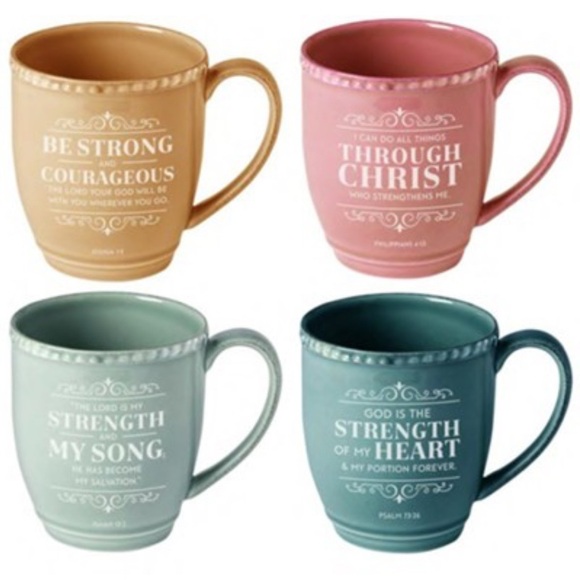 Other - Inspirational Ceramic Mug Set